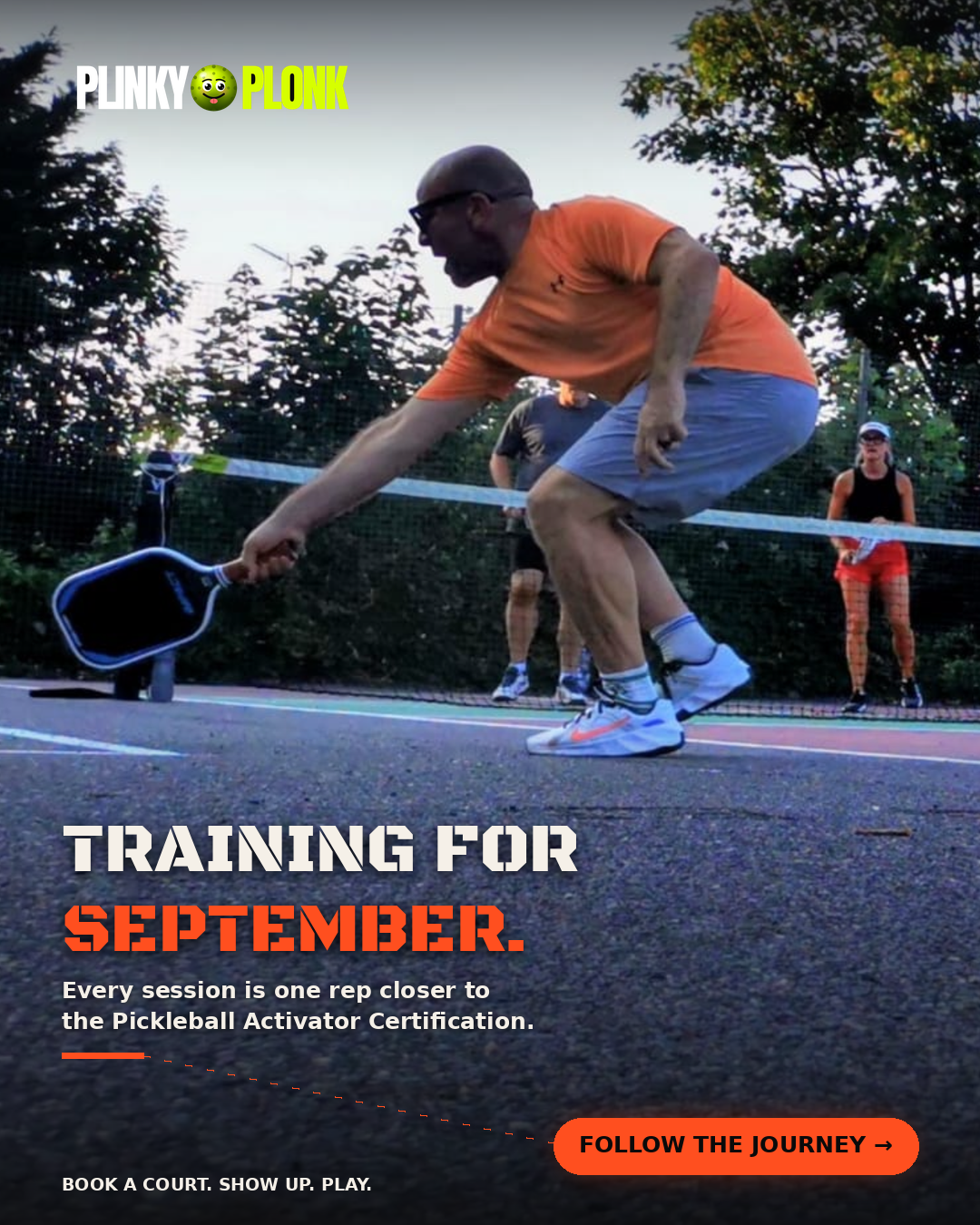 Wayne training in Thanet ahead of the Pickleball England Activator Certification